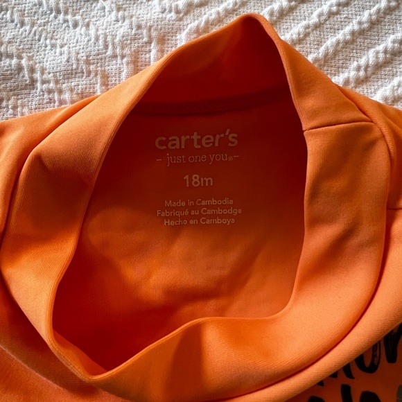 Carter’s Orange‎ Kids Swim Shirt - Vacation Mode - Picture 2 of 3